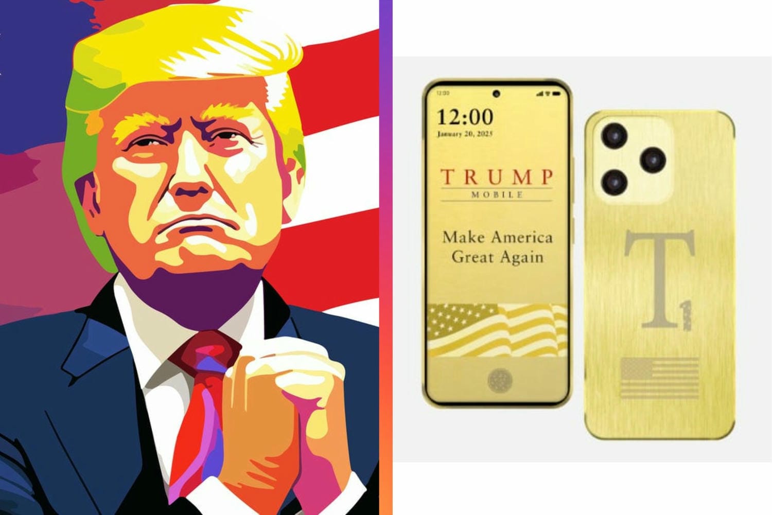 Trump vytiahol nový tromf: Ponúka zlatý mobil s americkou vlajkou, Slováci môžu len závidieť