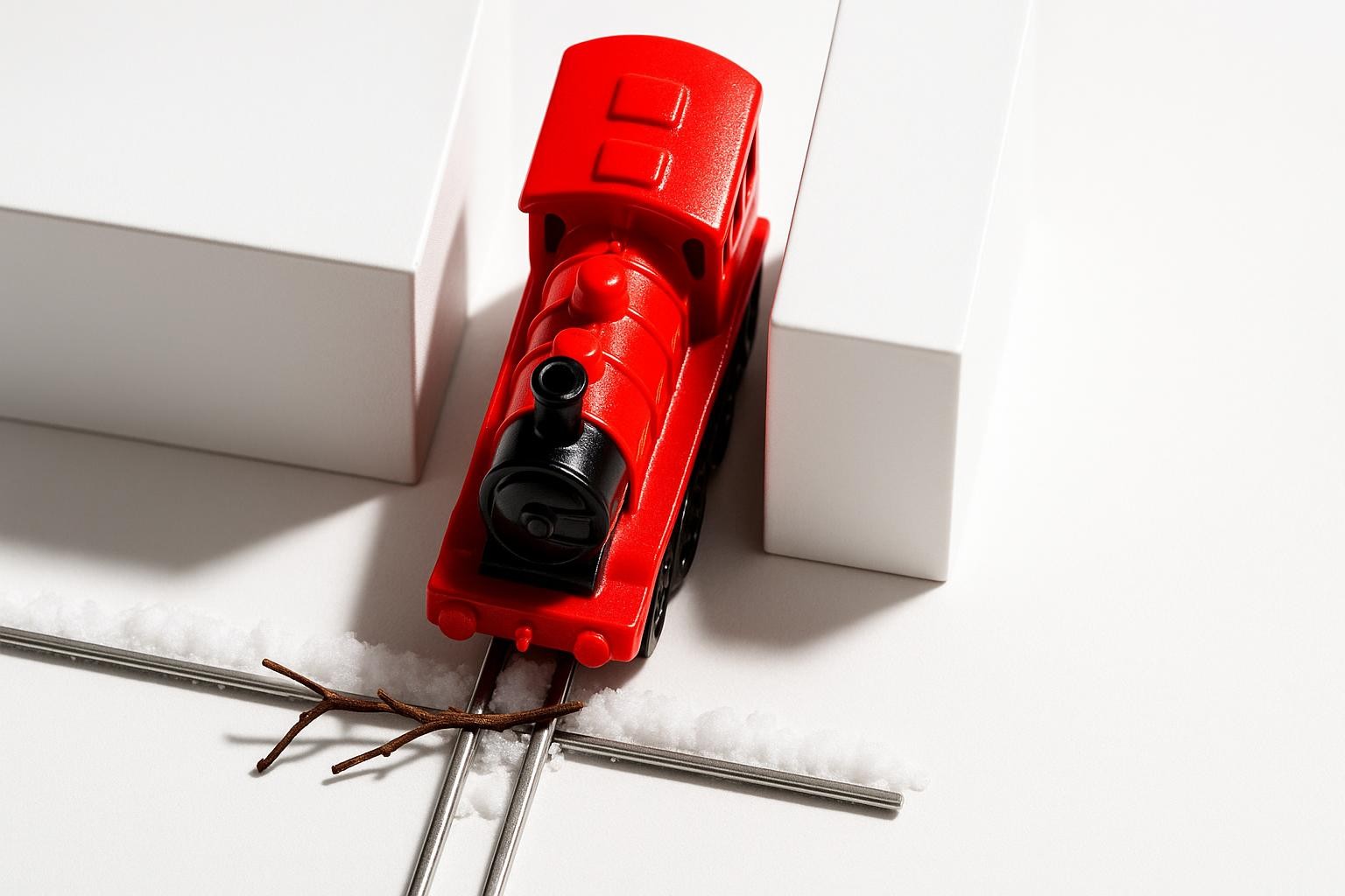 Sneženie a vietor na východe prerušili trate, vlaková doprava sa postupne stabilizuje