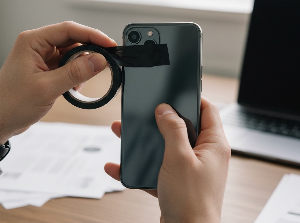 Používatelia si začali lepiť na mobil TÚTO čiernu pásku. Tvrdia, že len tak ich už nikto tajne nesleduje