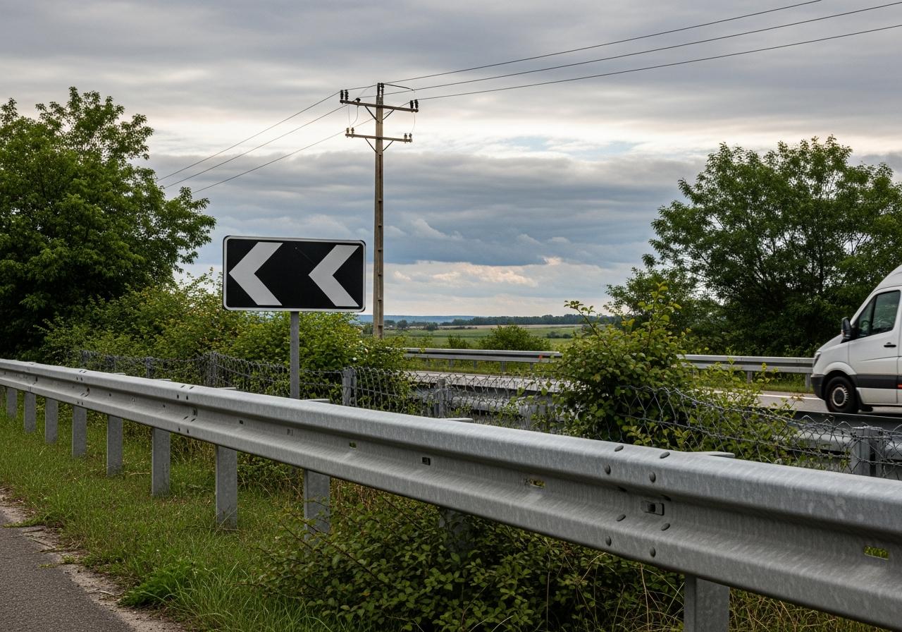 Nenápadné čiernobiele tabuľky na diaľnici: kľúčová pomoc hasičom pri úniku ropy