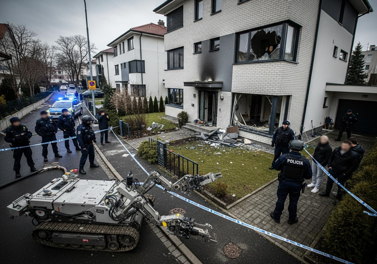 Pred domom bratislavského podnikateľa v Martine nadránom vybuchla údajne diaľkovo odpálená bomba