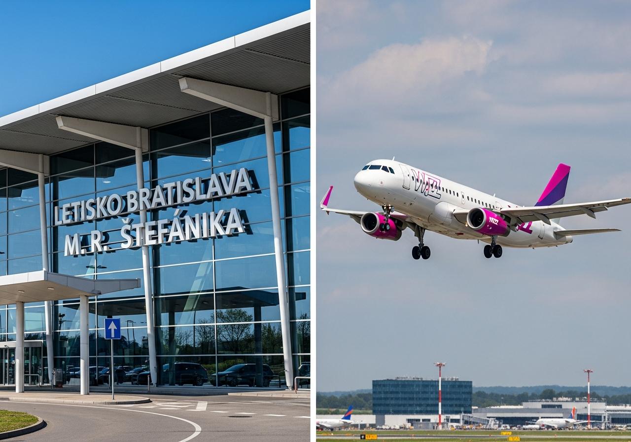 Zrážka lietadla Wizz Air s vtákom spôsobila na linke Košice – Bratislava 3,5-hodinové meškanie