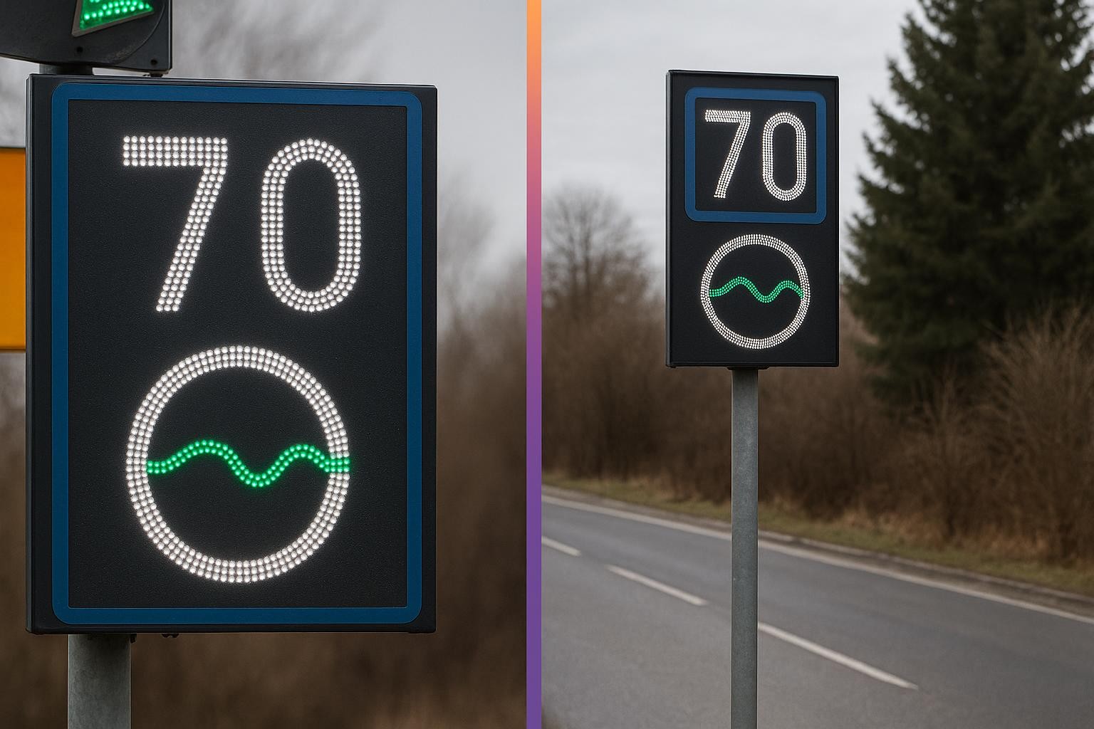 Nová nemecká značka s odporúčanou rýchlosťou vodičom v mestách prináša zelenú vlnu