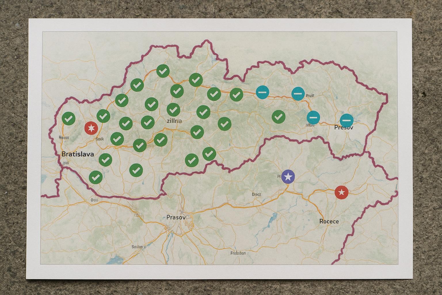 Slovenská správa ciest spustila interaktívnu mapu, vodičom ukáže sneh, poľadovicu aj uzávierky