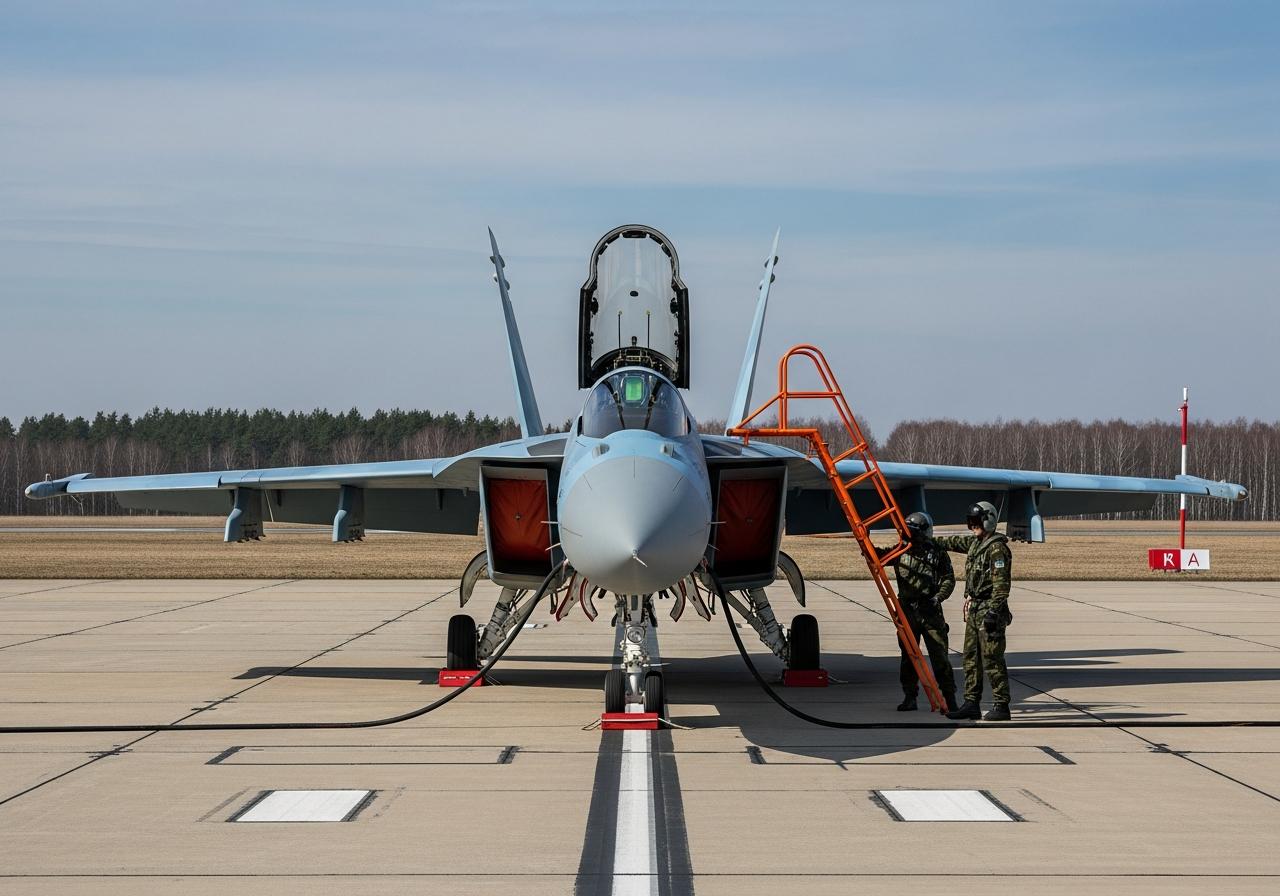 Dvaja ruskí piloti Su-34 zomreli po náhodnej katapultáži v hangári