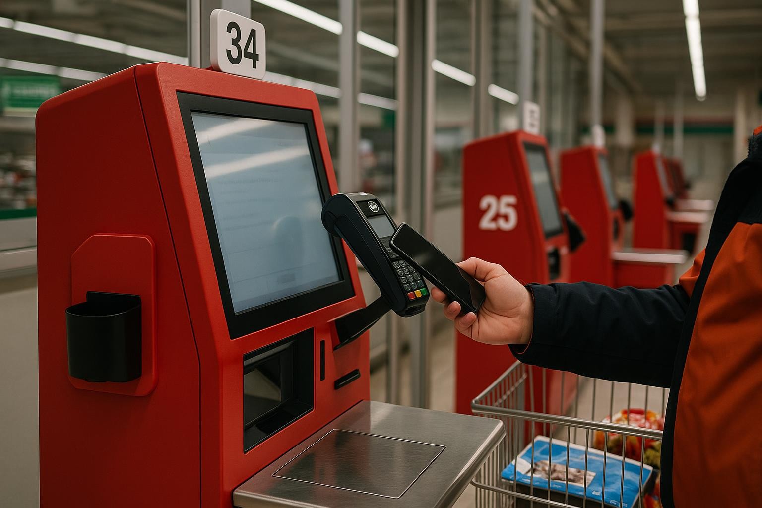 Samoobslužné pokladne Slováci neodmietajú, využívanie rastie a tvorí už viac ako polovicu platieb